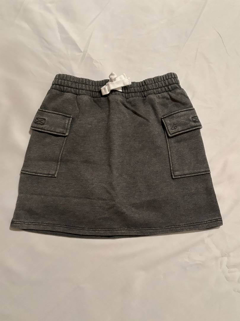 Charcoal Cargo Skort