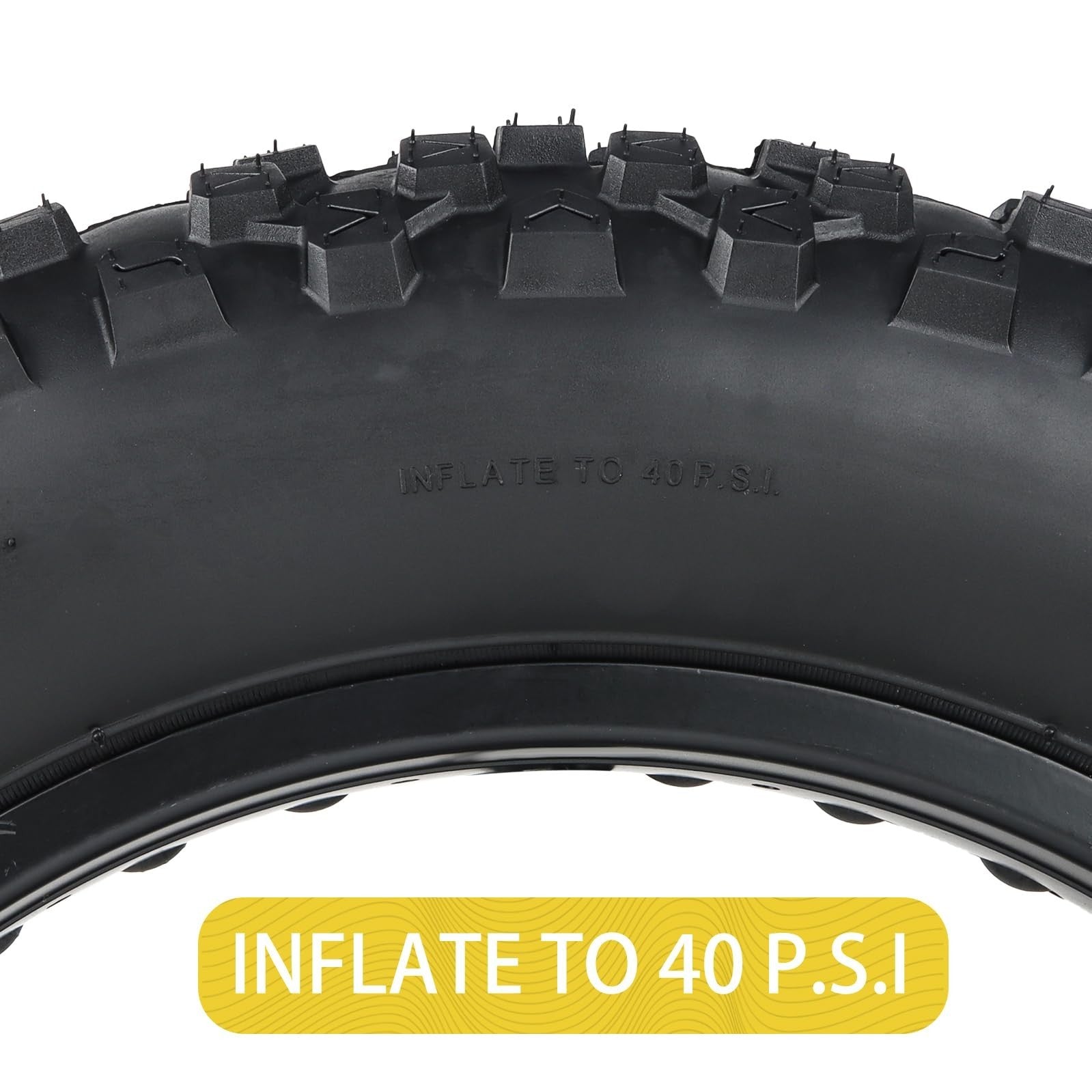MOHEGIA Ebike Fat Tire: 20X4.0/26X4.0 Inch E-Bike Mountain Bicycle Tire Repla...