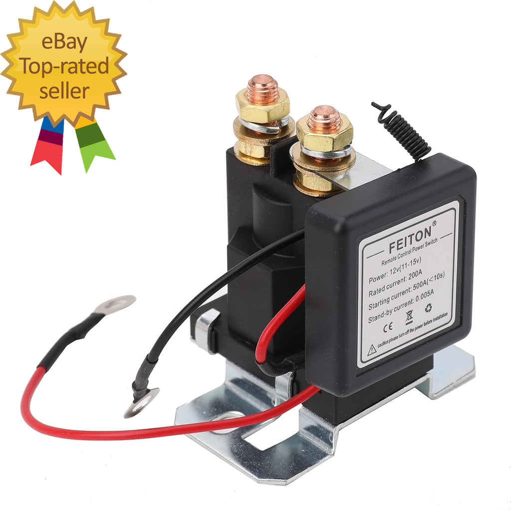 High Current Battery Disconnect Switch Remote Kill Switch for Car Truck 500A