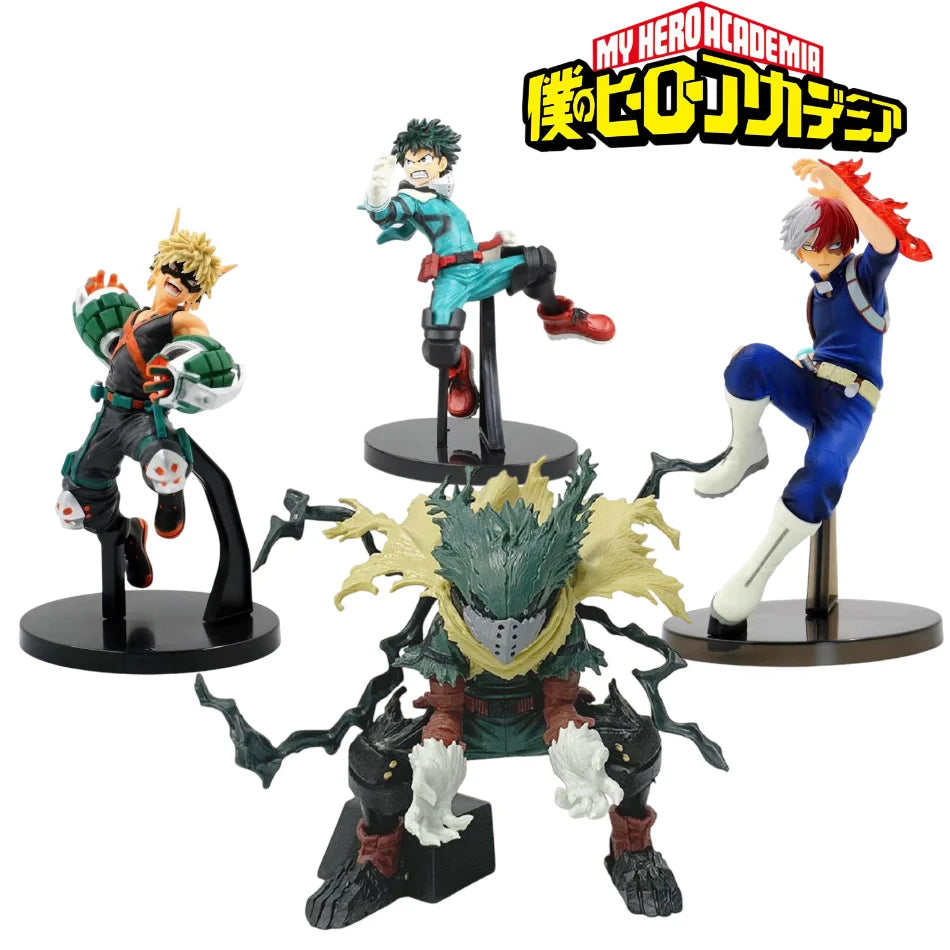 My Hero Academia Anime Figure Shoto Bakugou Boku Izuku Duke Pvc 11Cm Action Figures Anime Character Gift Collection Series