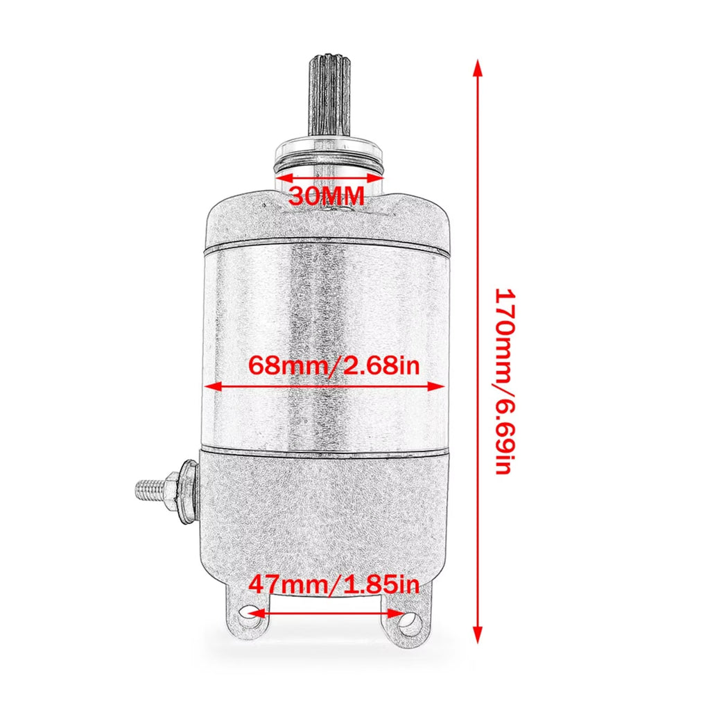 31200-KBR-008 Motorcycles Starter for Honda XR250 CBF250 NX 250 Dominator Engine Parts Motor OEM NO.31200-KPF-851 31200-KW3-018