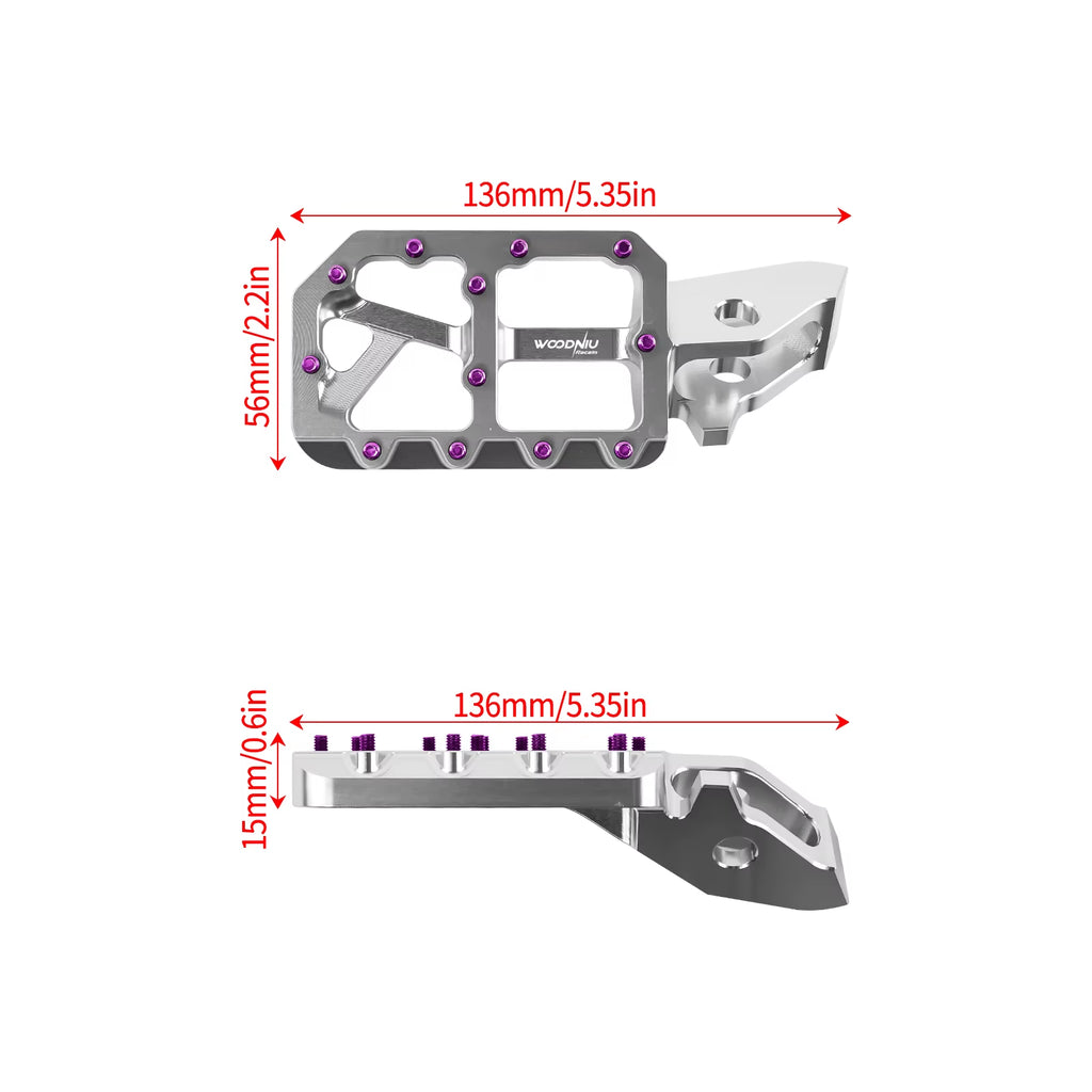 For SURRON Ultra Bee Motorcycles Foot Pedal New Customized Modified Pedals Foot Pegs E-Bikes for Surron Motorcycles Accessories