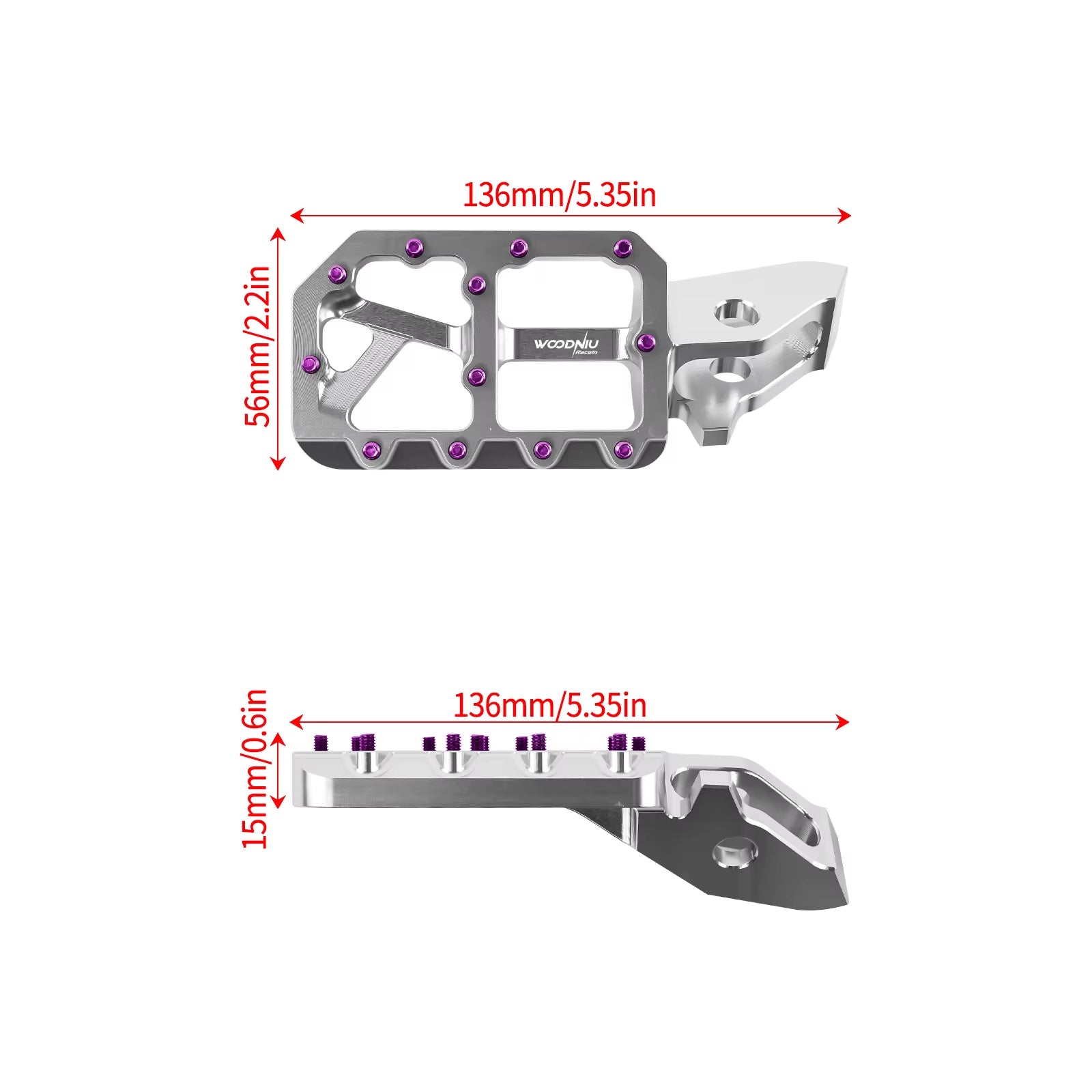 For SURRON Ultra Bee Motorcycles Foot Pedal New Customized Modified Pedals Foot Pegs E-Bikes for Surron Motorcycles Accessories