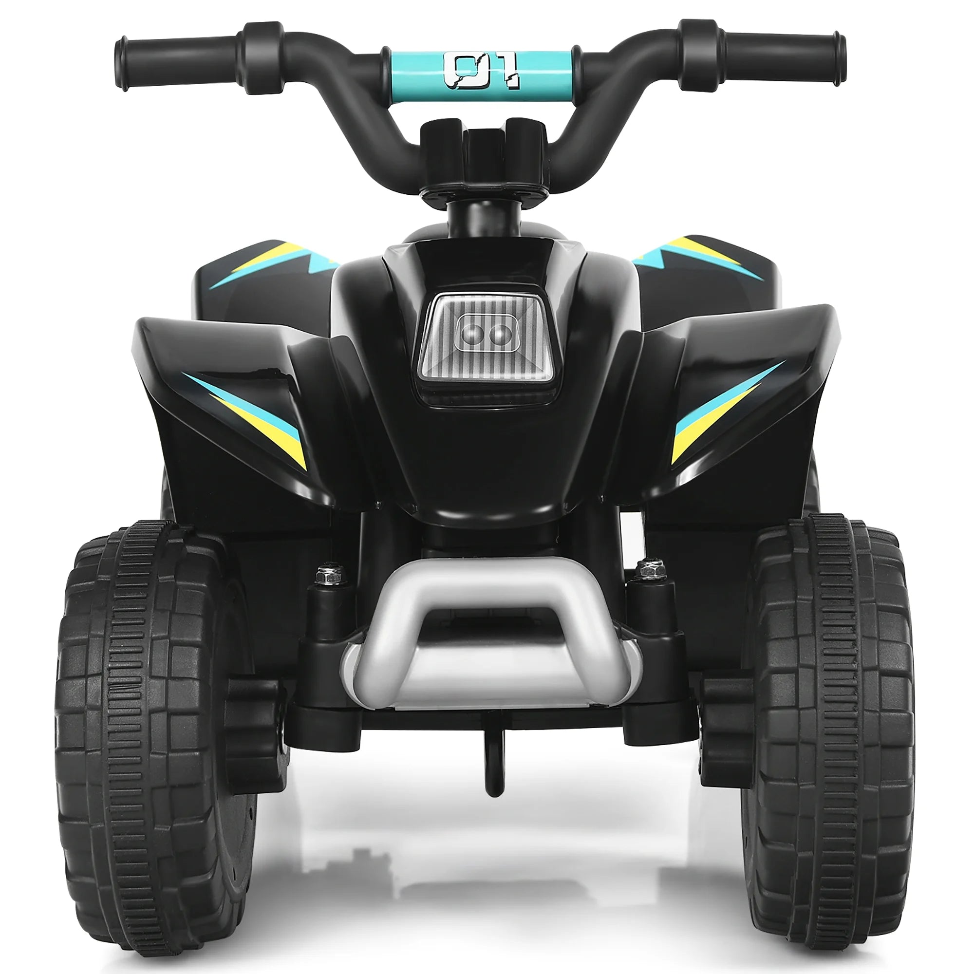 6V Kids Electric Quad ATV 4 Wheels Ride on Toy Toddlers Forward & Reverse Black