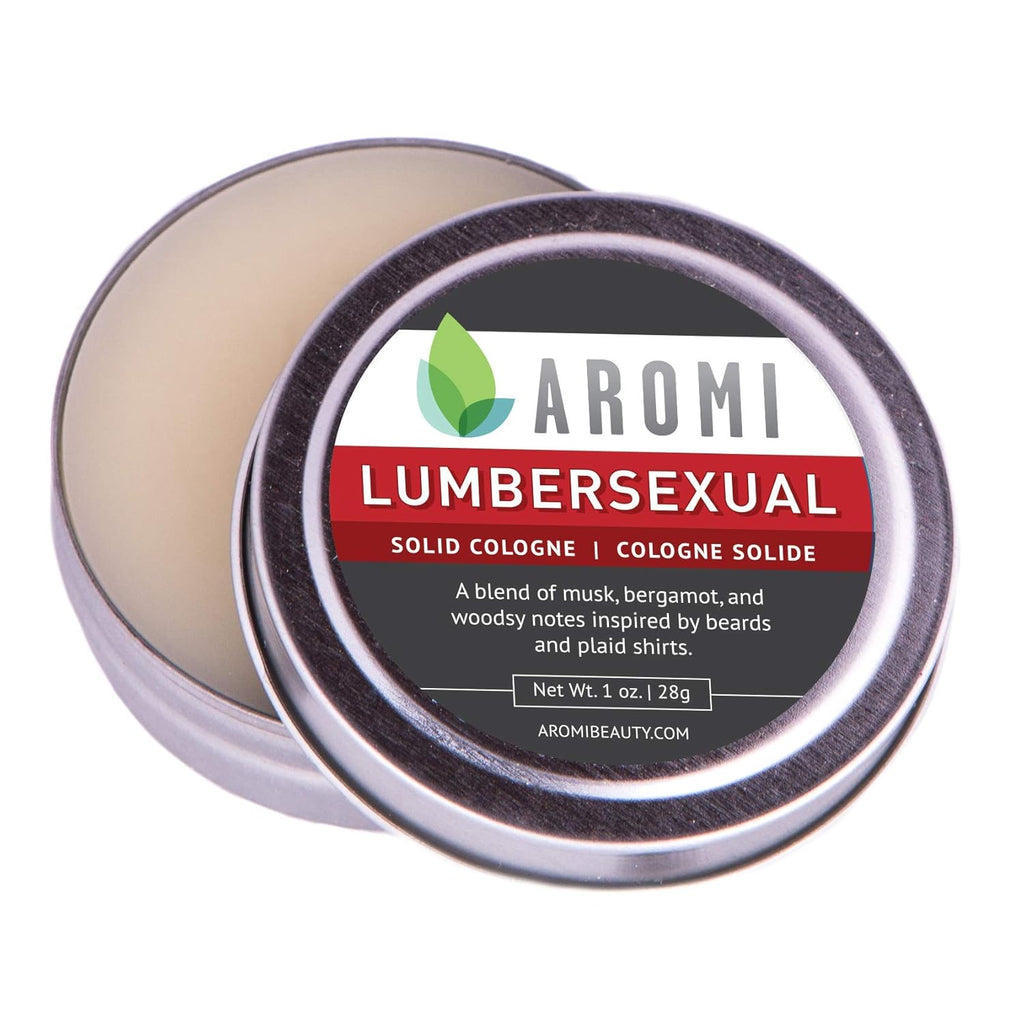 Solid Cologne for Men | Cashmere Woods, Musk Scent, Powdery Fragrance, Travel, Alcohol-Free, Concentrated, Wax-Based, Gift for Man (Lumbersexual)