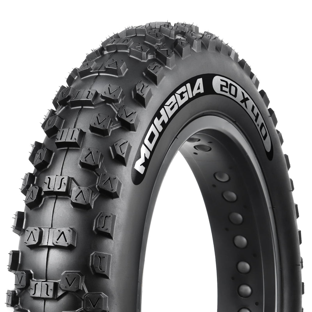 MOHEGIA Ebike Fat Tire: 20X4.0/26X4.0 Inch E-Bike Mountain Bicycle Tire Repla...