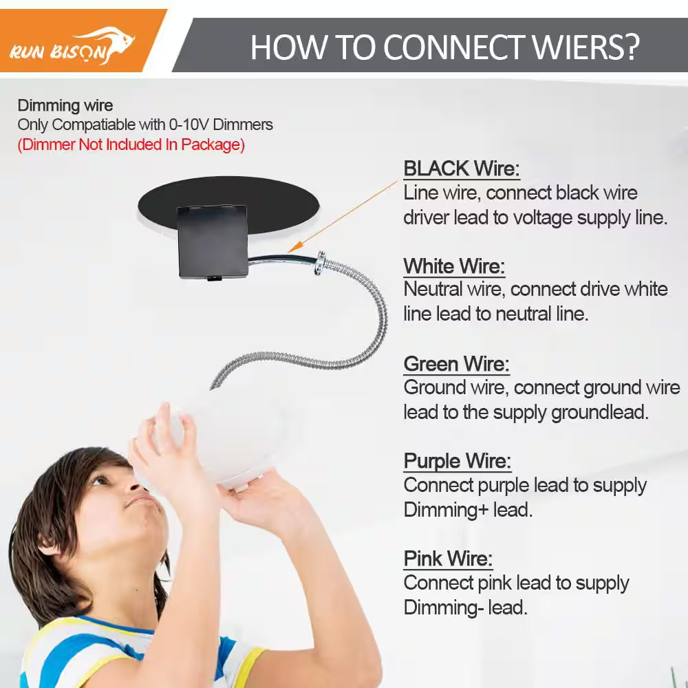 6 In. 1900Lumens 3CCT and Wattage Selectable New Construction or Remodel IC Rated Integrated LED Commercial Downlight