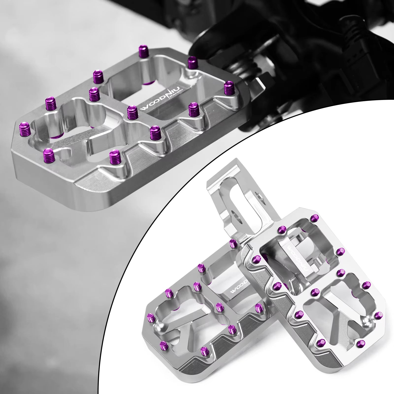 For SURRON Ultra Bee Motorcycles Foot Pedal New Customized Modified Pedals Foot Pegs E-Bikes for Surron Motorcycles Accessories