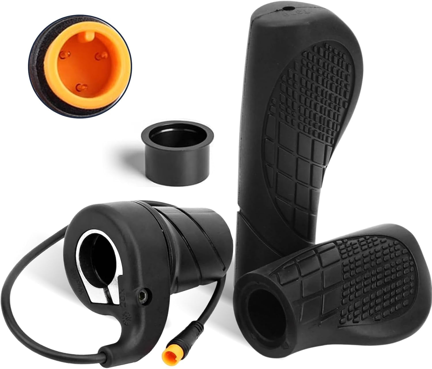 Ft76X Half Twist Throttle Waterproof Grip Electric Bicycle Handle Conversion MTB