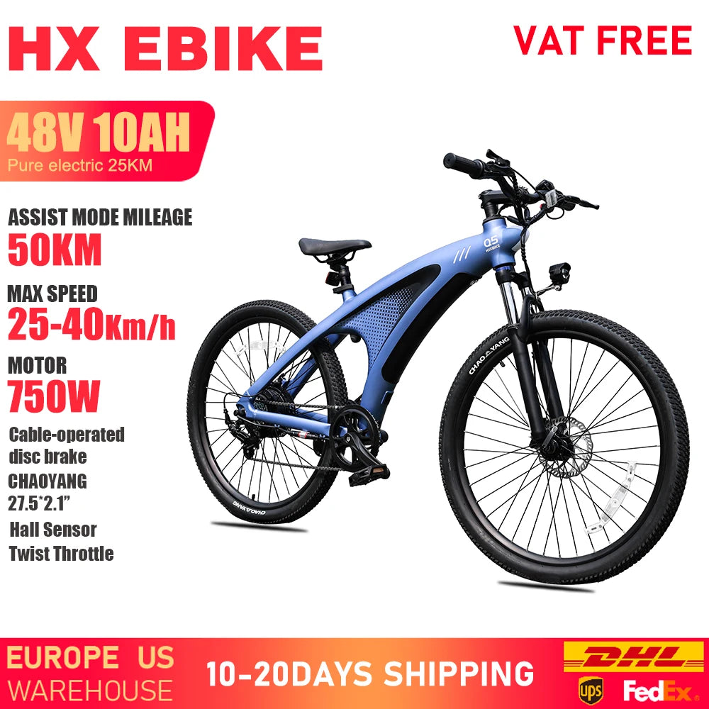 Q5 E Bike 2000W Adults Electric Bike 2000W 48V 20AH 27.5 Inch Electric Bicycle City E Bikes Mountain E Bikes
