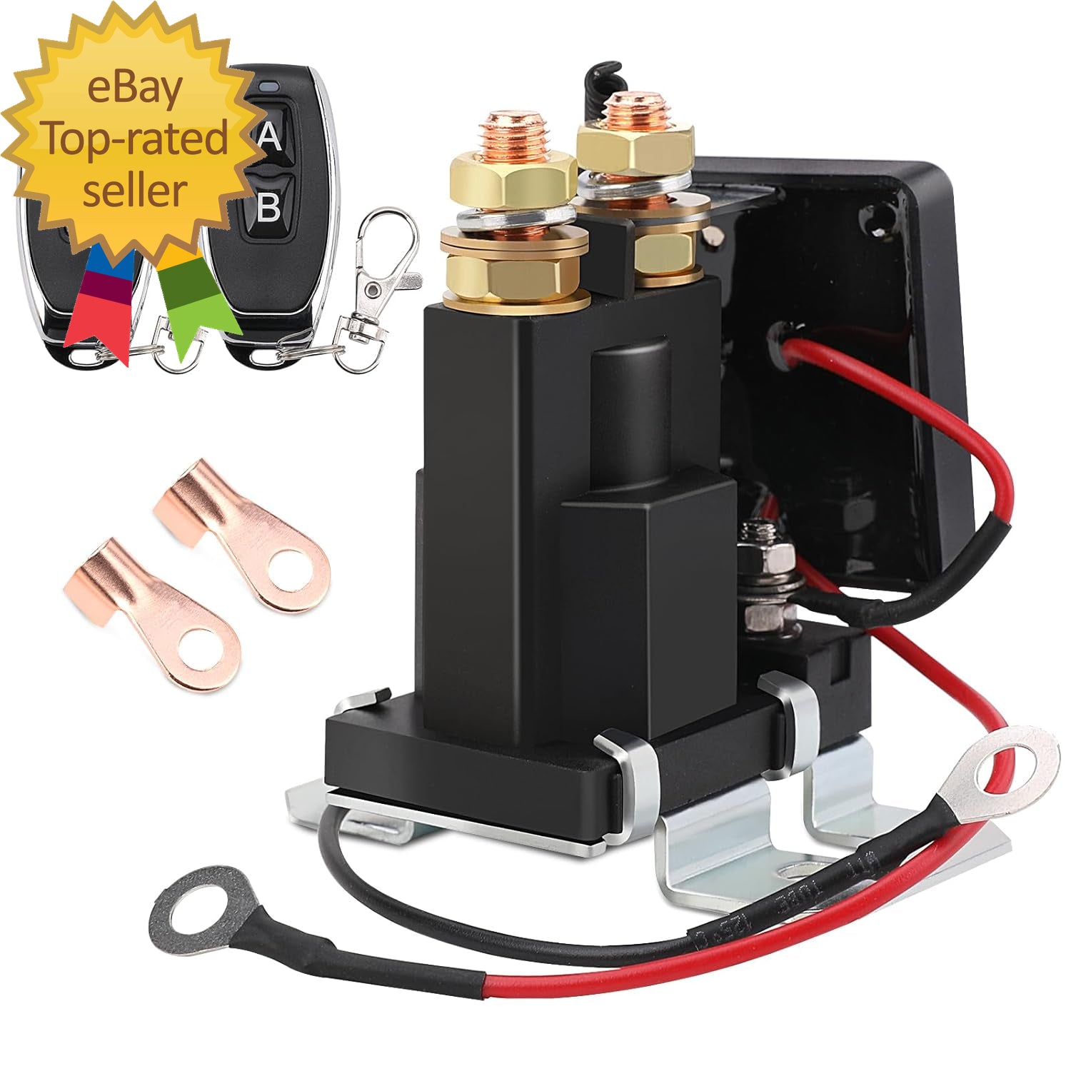 High Current Battery Disconnect Switch Remote Kill Switch for Car Truck 500A