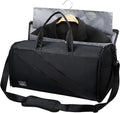 Garment Bags for Travel,Carry on Suit Bags for Men Travel,Garment Bag with Shoe Compartment,2 in 1 Waterproof Convertible Garment Bag with Shoulder Strap Blue