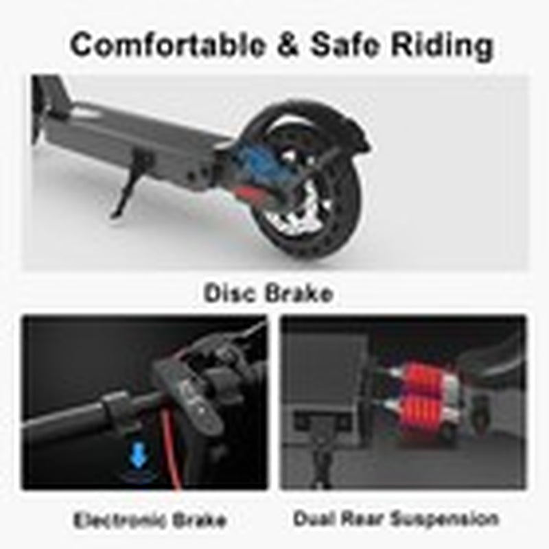 Hiboy S2 Electric Scooter with Seat 19Mph up to 17 Miles Folding Adult E-Scooter