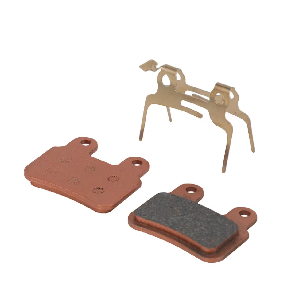 Motorcycle All-Copper-Based Metal Sintered Front Rear Brake Pads for Ridstar Q20 Electric Bike E-Bikes Motorcycles Accessories