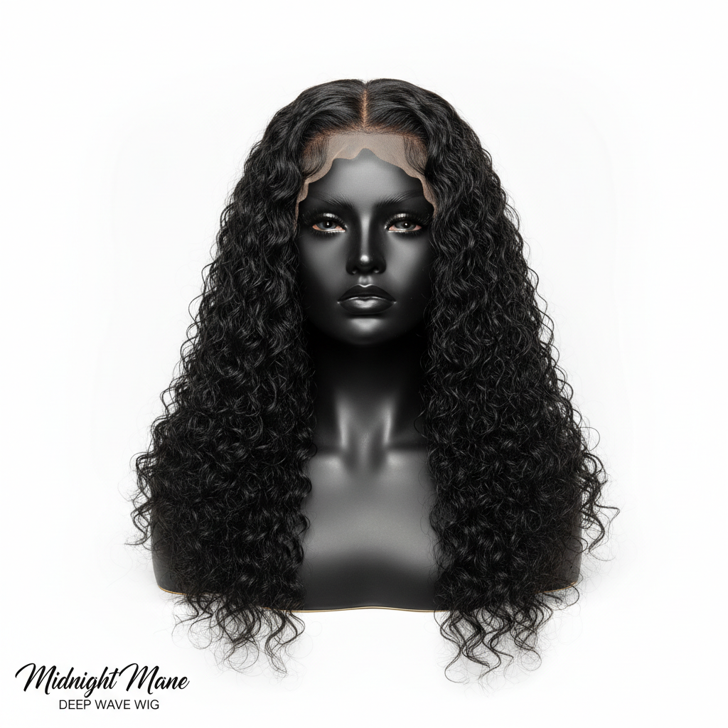 Midnight Mane Deep Wave Wig