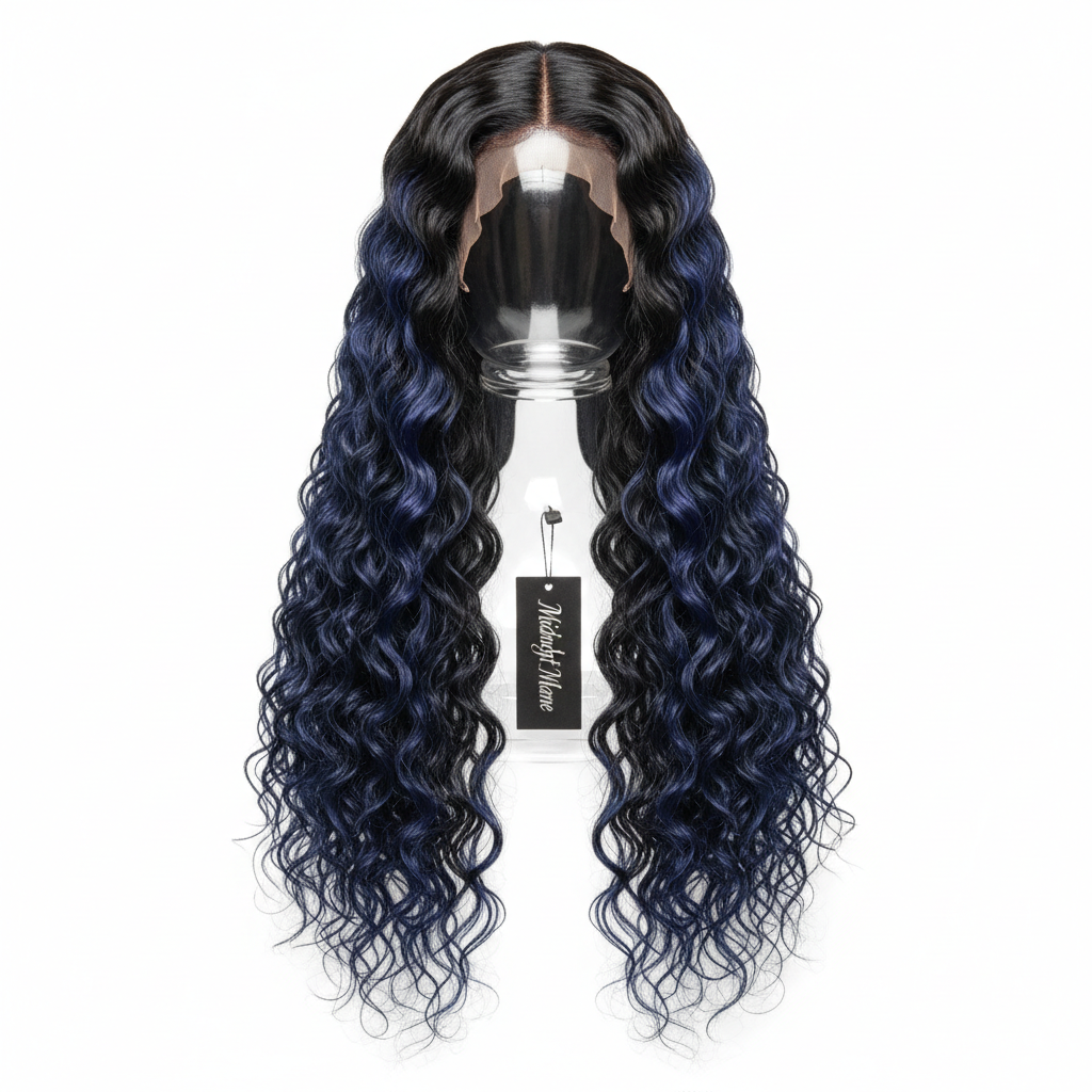 Midnight Mane Deep Wave Wig