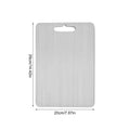 Titanium Cutting Boards for Kitchen, Stainless Steel Cutting Board, 304 Stainless Steel Double-Sided Food Grade Cutting Board