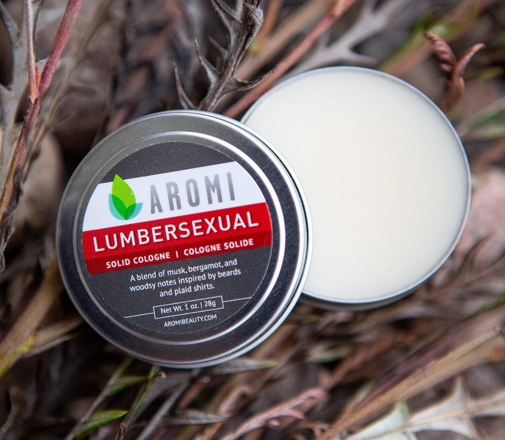 Solid Cologne for Men | Cashmere Woods, Musk Scent, Powdery Fragrance, Travel, Alcohol-Free, Concentrated, Wax-Based, Gift for Man (Lumbersexual)