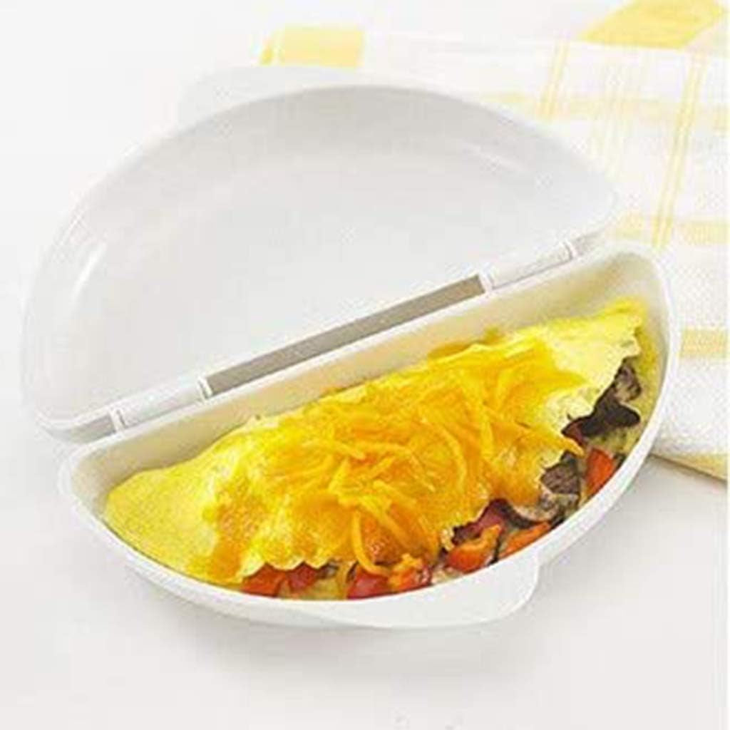 Microwave Omelet Maker Pan Egg-Omelette Maker Tray Egg-Cooker Poacher Kitchen Mold