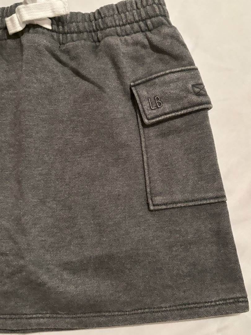 Charcoal Cargo Skort