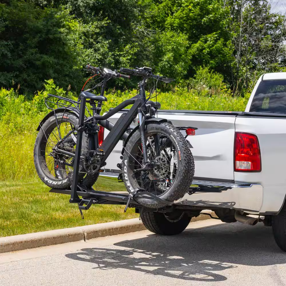 Ez-Fold Platform Rack for E-Bikes and Fat Tire Bikes-2 Bike-200 Lb. Capacity