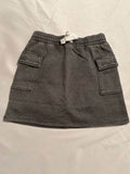 Charcoal Cargo Skort
