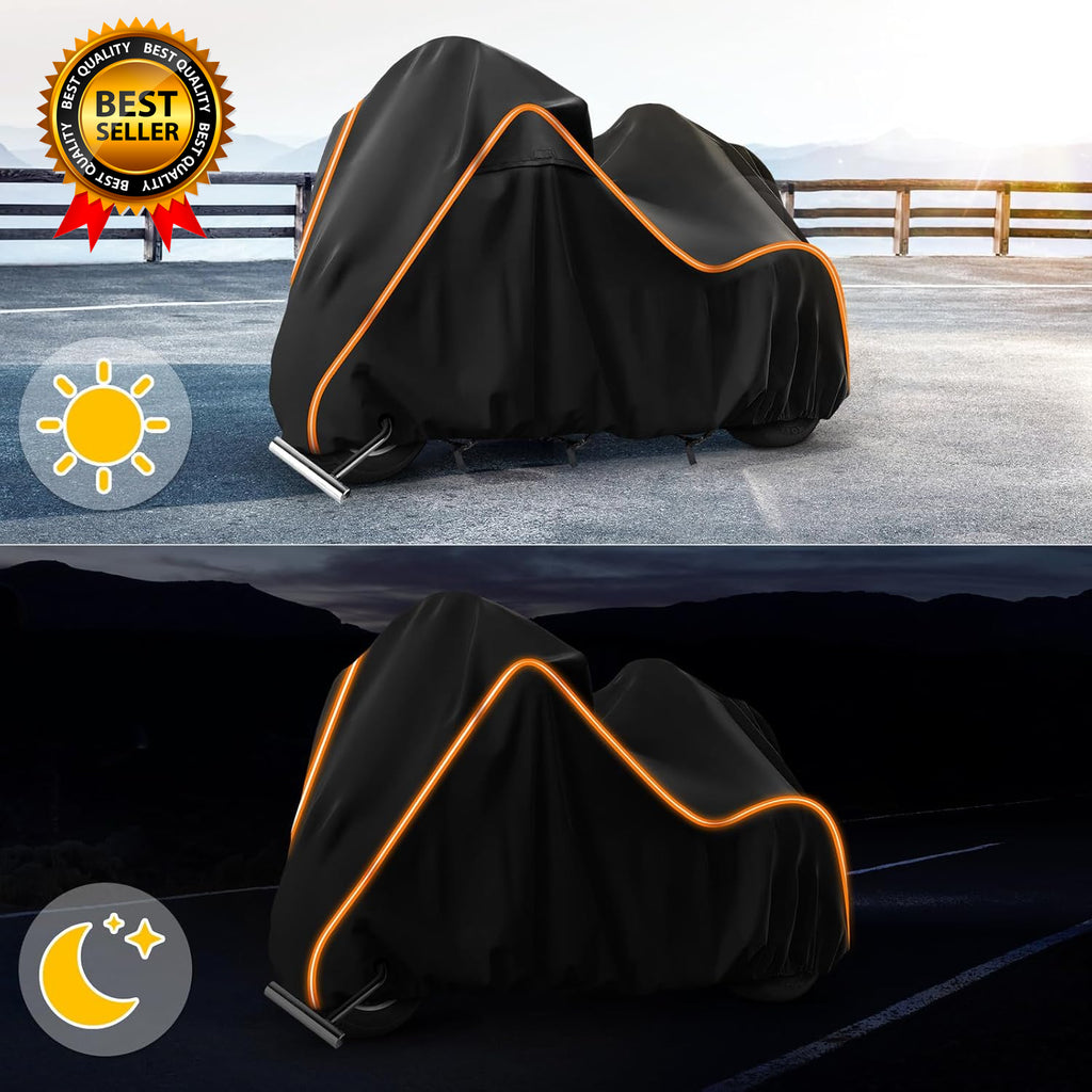 420D Motorcycle Cover for Trike Models Freewheeler Tri Glide Ultra and CVO Versi