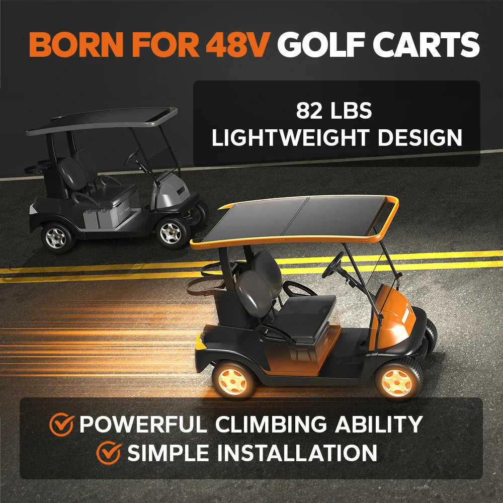 48V 100Ah Bluetooth Lithium Battery | for Golf Carts and Lawn Mowers