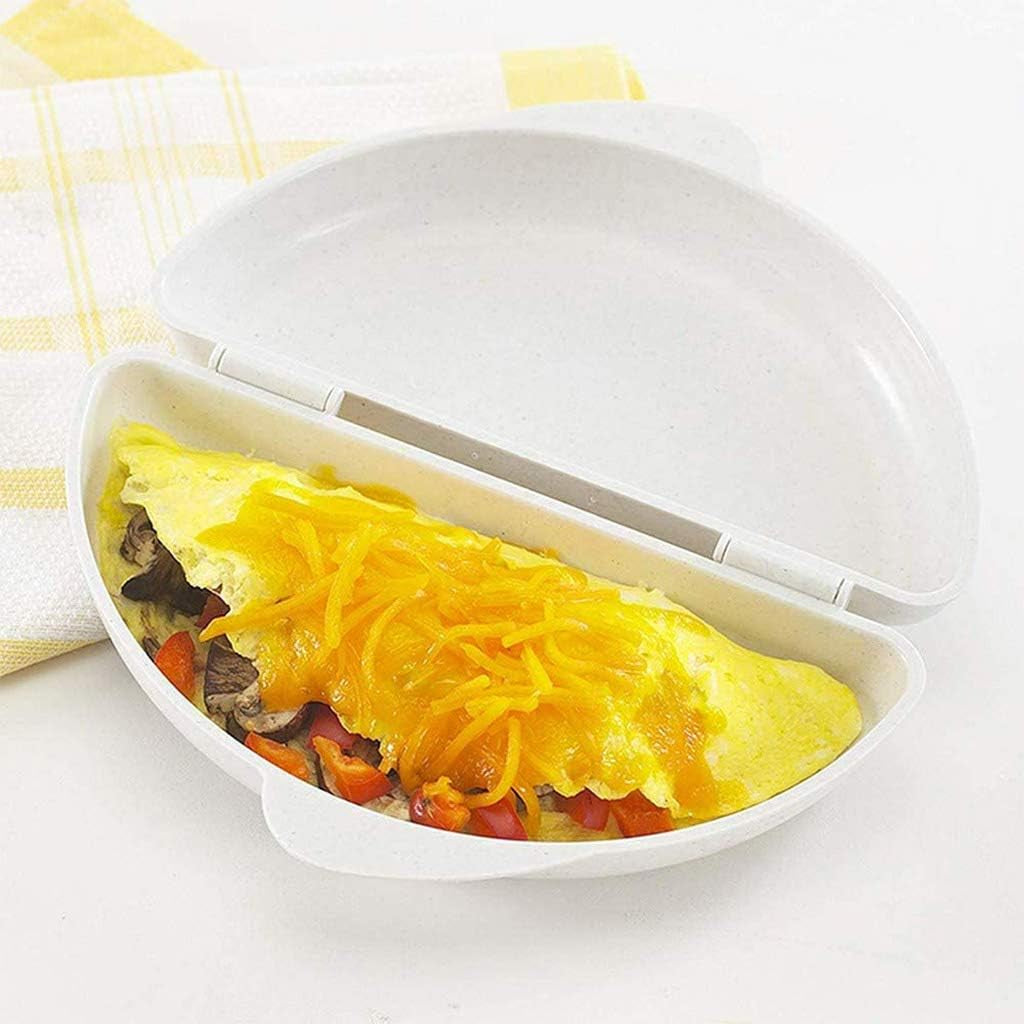 Microwave Omelet Maker Pan Egg-Omelette Maker Tray Egg-Cooker Poacher Kitchen Mold