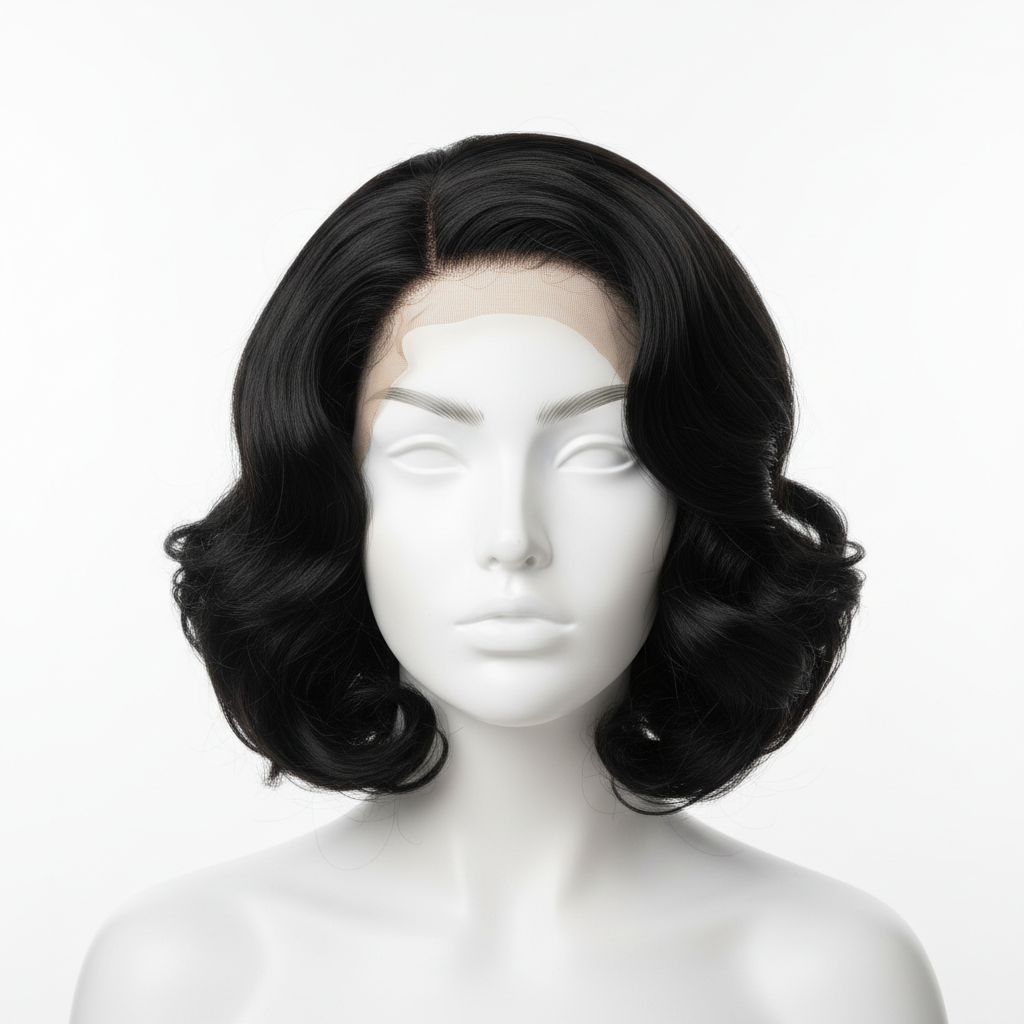 Satin Curls Bob Wig