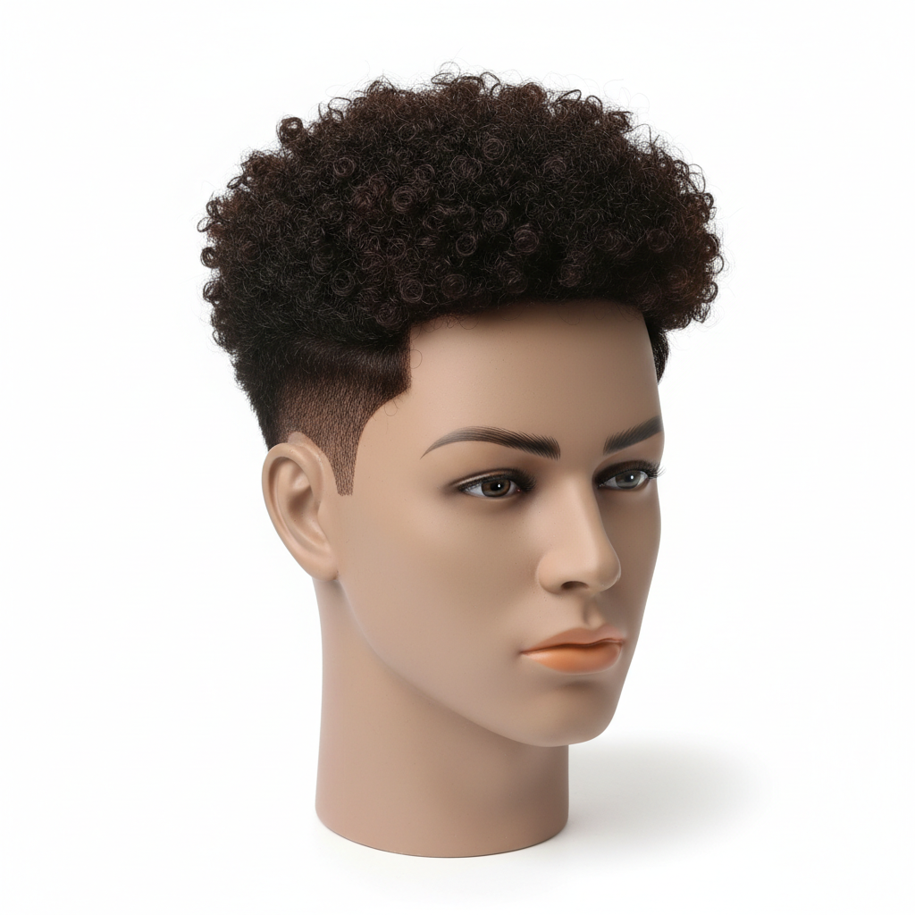 Fresh Fade Curly Top Hair Unit